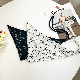  Floral Fashion Women Spring Hairband Lady Daily Colorful Triangle Silk Scarf