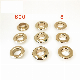  Professional High Quality Brass / Stainless Steel Gold Round Metal Eyelet for Apparel