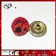  Lovely Style Silk Print Metal Brass Snap Button for Children Clothes