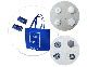 Plastic Snap Buttons for Bag, Cloth, 10-16mm