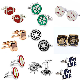  Custom Men Shirt Classic Metal Accessory Luxury Shirt Studs and Cufflinks