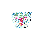 Hot Saling Custom Eagle Hotfix Motifs Rhinestones for Clothing