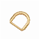  Wholesale Hot Selling Handbag Hardware D Ring Gold Zinc Alloy Metal Buckle