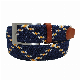  High Quality Pin Buckle Stretch Belts Woven Elastic Belts for Men (35-22001)