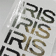  Custom Fashion Sliver Sticker Label Metal Sticker Nickel Stickers High Quality Electroformed Label
