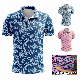  Sportswear Custom Golf Tops Heat Transfer Printing Tee Sublimated Polo Shirt