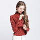  Wholesale Women′s New Winter Knitwear Half High Neck Flared Sleeve Thickened Bottom Warm Top Large Size Sweater/Sweaters/Clothing/Clothes/Garment