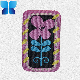  Flower Design Shape Woven Labels for Girl′s Apparel