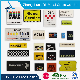  Personalized Plastic Fastener Apparel PVC Layer Logo Garment Accessories and Home Textile Clothing Woven Label