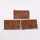  Badges Patches Maker Fashion Design Custom Embossed Logo PU Leather Labels