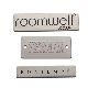  Factory Wholesale Custom Brand Logo Label for Fashion Clothing Furniture Appliance Product Metal Decal Pet Tag Fob Promotional Gift Art Craft