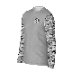  Custom UV Protection 100% Polyester Sublimation Crew Neck T Shirt Long Sleeve Fishing Sports Round Neck T Shirt Custom Made O Neck T Shirts