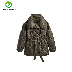  High Quality Stand Collar Waist MID-Length Down Feather Jacket Puffer Winter