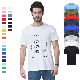  Wholesale OEM Mens High Quality Custom Logo Puff Printing 100 Cotton Plain Blank Streetwear Tee Shirt Design Own Oversize Tshirt Customized T Shirt Unisex 200g