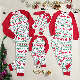  Custom Cotton Couple Baby Women′s Pyjama Men Family Matching Christmas Holiday Pajamas Sets Kids Onesies Baby Clothes