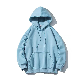  Woman′ S Baby Blue Hooded Sweatshirts Female 2022 Cotton Thicken Warm Hoodies Couple Spring Fashion Clothes