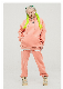  Winter Fleece Hooded Solid Color Sweater Casual Loose Men′s Sweatshirt High-Quality Comfortable Sports Couple Suit