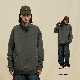  OEM New Design 450g Heavy Weight Cotton Versatile High Neck Loose Pullover Sweatshirt/Hoody/Hoodie/Hoodies/ for Couples