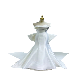  French Romantic Style Satin Bridal Gown