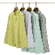  Woven Yarn Cotton Winter Homewear-Dyed Checkerboard Couple Women′s Spring Autumn Pure Cotton Pajamas