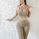  Wholesale Custom Women Gym Legging Seamless Fitness Crop Top Yoga Suit Sportswear