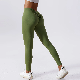 2023new Wholesale Hot Women Scrunch Butt Back V-Cut High Waisted Tummy Control Yoga Leggings Sports Fitness Gym Workout Leggings manufacturer