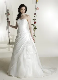Popular A-line taffeta applique Bridal Wear (C5118)