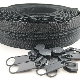  Dark Grey Color 3# Nylon Zippers Rolls 25 Colors Auto-Lock Zipper Supplies