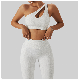 OEM Sexy Girls Fitness Gym Wear Crop Tops for Women Active Wear Plus Size One Shoulder Sports Bra manufacturer