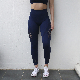  New Design Women Yoga Pants Seamless High Waist Mesh Stitching