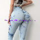  Women Sports Wear Seamless Dye Bleach Tummy-Control Yoga Tights Gym Legging