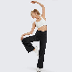  Wide Leg Yoga Pants for Women with Pockets, High Waist Abdominal Tight Dance Dress Casual Outwear Quick Drying Fitness Pants