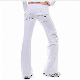 Plus Size Womens High Waist Pants Solid Elastic Long Trousers Casual Pants with Button Multi Pockets Wide Leg Pants for Women manufacturer