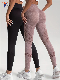  Solid Color High-Stretch Fitness Yoga Sports Leggings Soft Breathable Yoga Tight Pants Women′s Sports Wear
