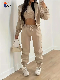 Women Clothes Solid 2PCS Sports Suits Casual Tracksuit for Women