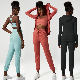 Tianchen Factory Wholesale 3PCS Matching Set Jogging Apparel Sweatsuits for Women, Cross Back Yoga Bra + Jogger Pants + Gym Hoodie Training Sportswear
