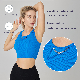 Womens Workout Crop Top Padded Yoga Sleeveless Running Sports Bra