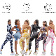  4 Pieces Tie Dye Seamless Gym Set for Women Sports Bra Scrunch Butt Lifting Leggings Cycling Shorts Athletic Outfits Casual Bodycon Sportswear Jogging Suits