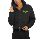  Factory Custom Brand Logo Wholesale Blank Cropped Down Jackets for Women