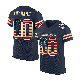  Wholesale Plain Orange Team American Football Jersey Sewing Pattern Practice Shirt for Toddler
