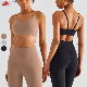  Wholesale Tight Fit Sling V Back Design Gym Fitness Yoga Top Sports Bras Women Yoga Clothing
