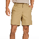  Pocket Zip Fly Breathable 100% Polyester Casual Suit Shorts for Men