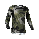  Wholesale Green Camo Long Sleeve BMX Racing Jersey Green Cycling Jersey Extra Long Motorcycle Shirts