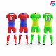  Sublimation Printing Football Uniform Football Club Jersey Outdoor Sportswear Football Uniform Set