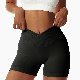  Workout Running Cycling Wear Sports Biker Yoga Short with Pocket