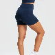  High Stretchy Blank Fitness Y Back Nylon Spandex Women′s Sports Shorts