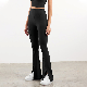  Sy-0824 Customized High Stretch Wide Leg Yoga Leggings Naked Feeling Compression Fitness Yoga Flare Pants