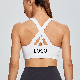  Wx18010 Customized Fitness Yoga Wear Women Cross Back High Impact Sports Bras Workout Gym Clothing Plus Size