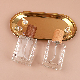  30ml Portable Square Perfume Separate Refillable Bottle Walnut and Beech Lid High End Glass Spray Bottle