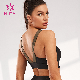 OEM Yoga Fabrics Skin Friendly Back Deep V Design Bra